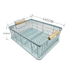 Wire storage basket